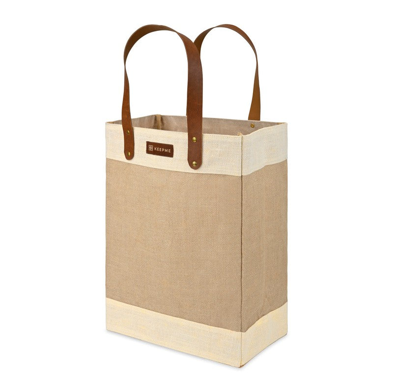 CAPELLA KEEPME® Jute Tall Tote - NATURAL