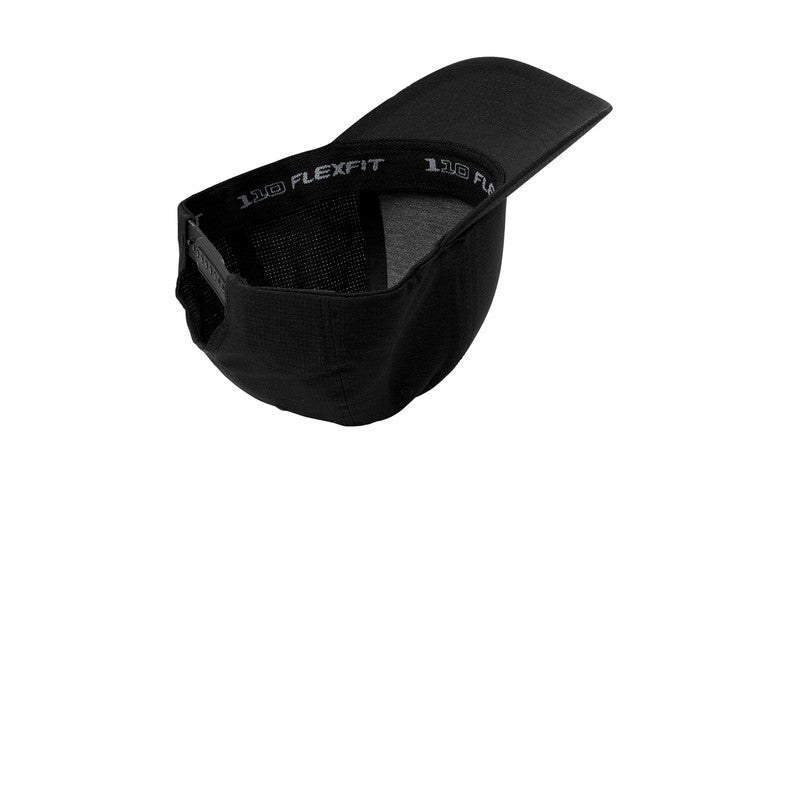 CAPELLA Port Authority ® Flexfit 110 ® Performance Snapback Cap - BLACK