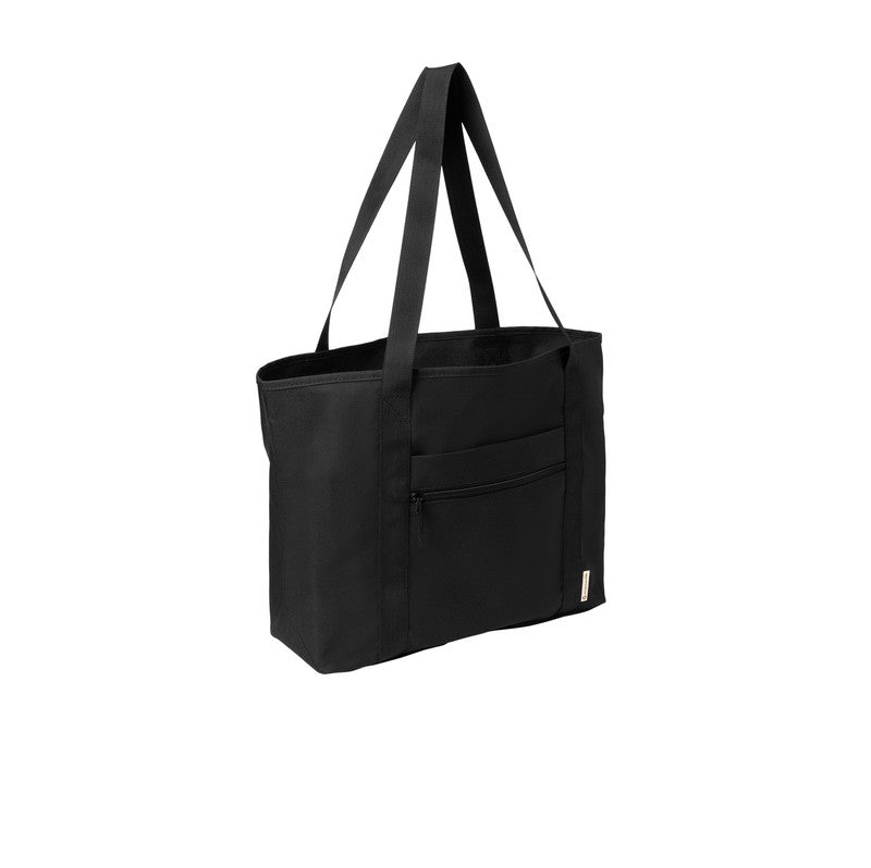 CAPELLA Port Authority® C-FREE® Recycled Tote - BLACK