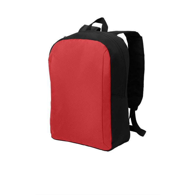 CAPELLA Port Authority® Modern Backpack - Rich Red/ Black