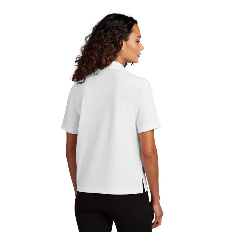 CAPELLA ALUMNI - Mercer+Mettle® Women’s Stretch Jersey Polo - White