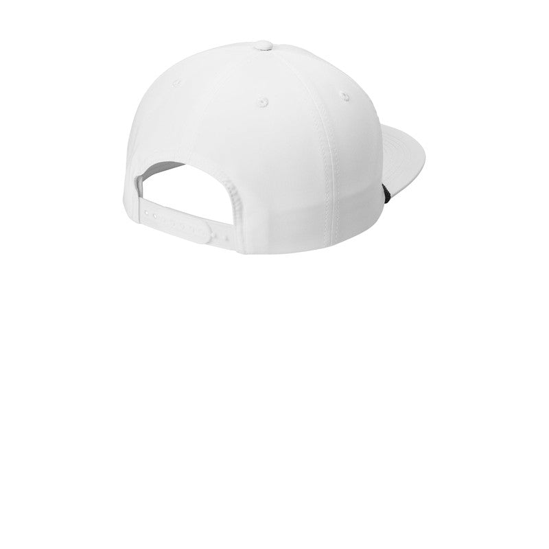 CAPELLA Port Authority® 5-Panel Poly Rope Cap - WHITE/BLACK