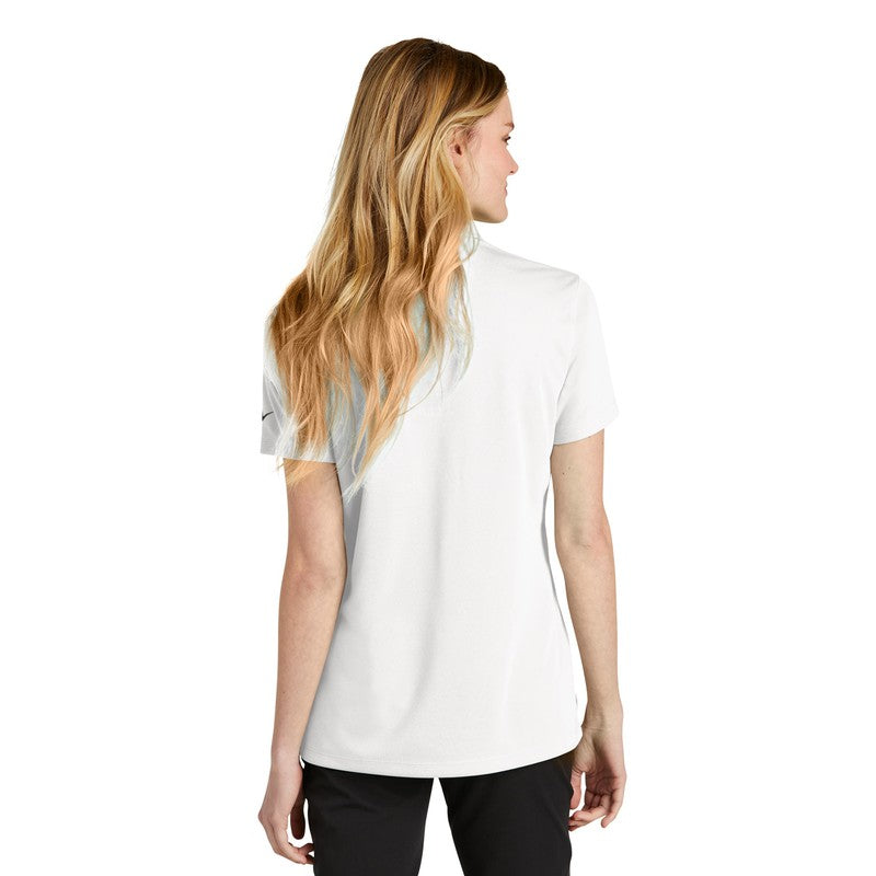 CAPELLA Nike Ladies Dri-FIT Micro Pique 2.0 Polo - White