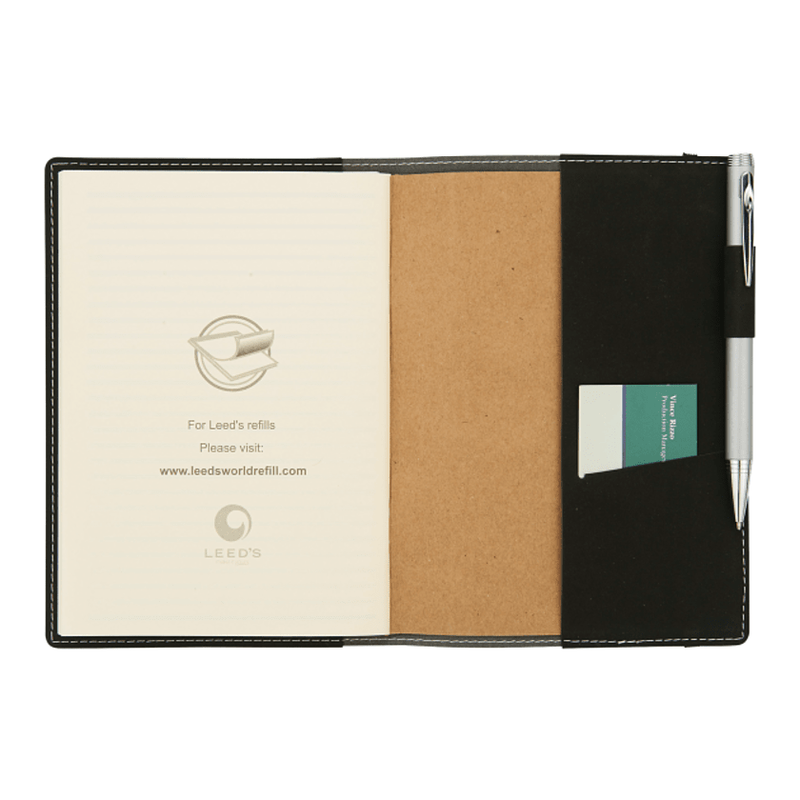 NEW CAPELLA 5.25" x 7.5" FSC® Mix Revello Refillable JournalBook® - Black