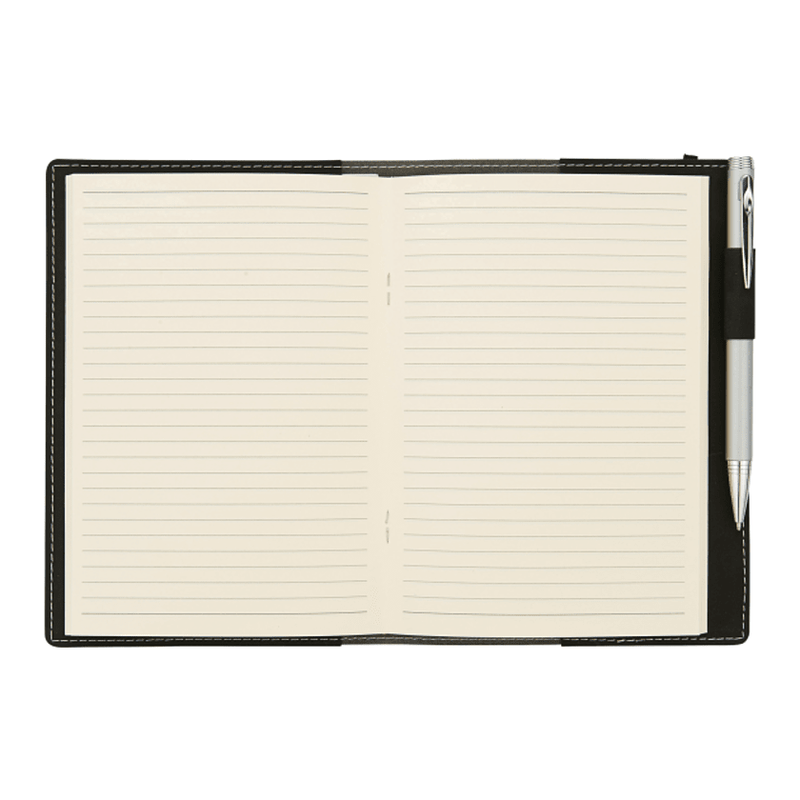 NEW CAPELLA 5.25" x 7.5" FSC® Mix Revello Refillable JournalBook® - Black