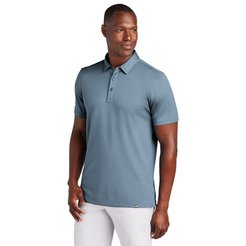 CAPELLA TravisMathew Cabana Solid Polo - Light Denim Blue