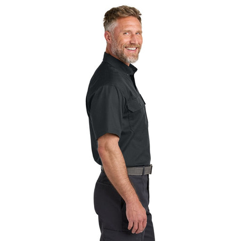 CAPELLA - CornerStone® Short Sleeve Select Ripstop Shirt - Echo Steel