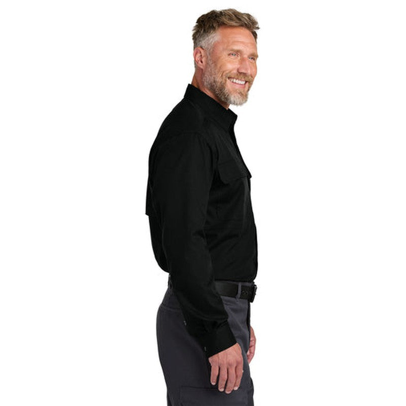 CAPELLA - CornerStone® Long Sleeve Select Tactical Shirt - Black