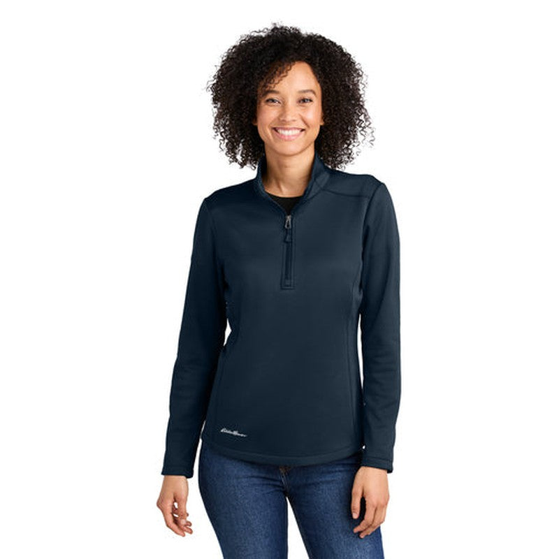 CAPELLA - Eddie Bauer® Women's Smooth Mid Layer Fleece 1/2-Zip - River Blue Navy