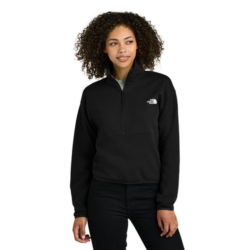 CAPELLA The North Face® Women’s Double-Knit 1/2-Zip Fleece - TNF Black