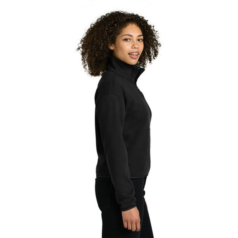 CAPELLA The North Face® Women’s Double-Knit 1/2-Zip Fleece - TNF Black