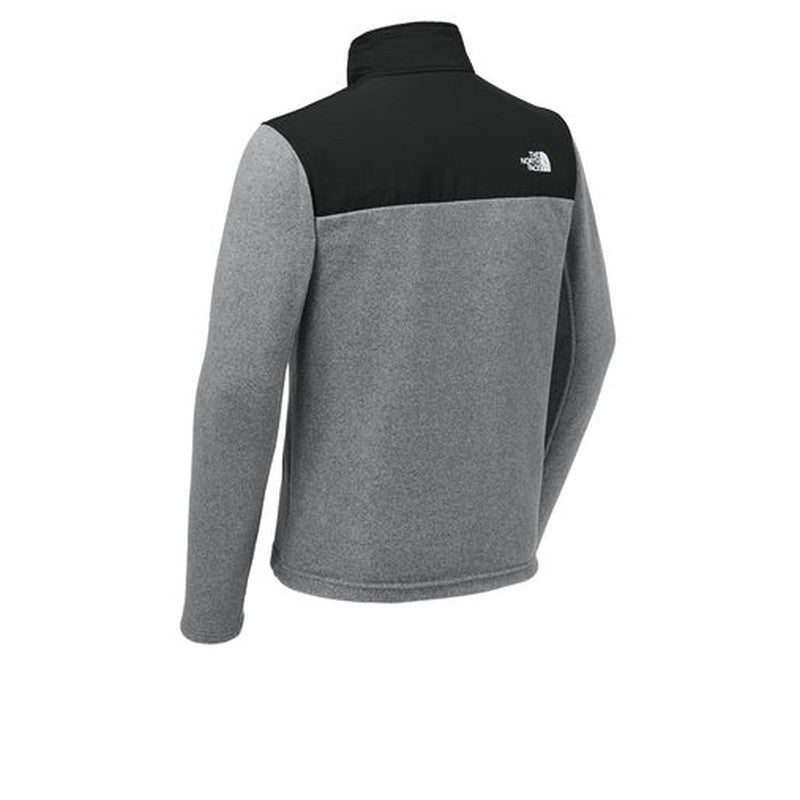 CAPELLA The North Face® Highest Peak Full-Zip Fleece Jacket - TNF Medium Grey Heather/TNF Black