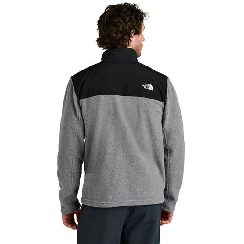 CAPELLA The North Face® Highest Peak Full-Zip Fleece Jacket - TNF Medium Grey Heather/TNF Black