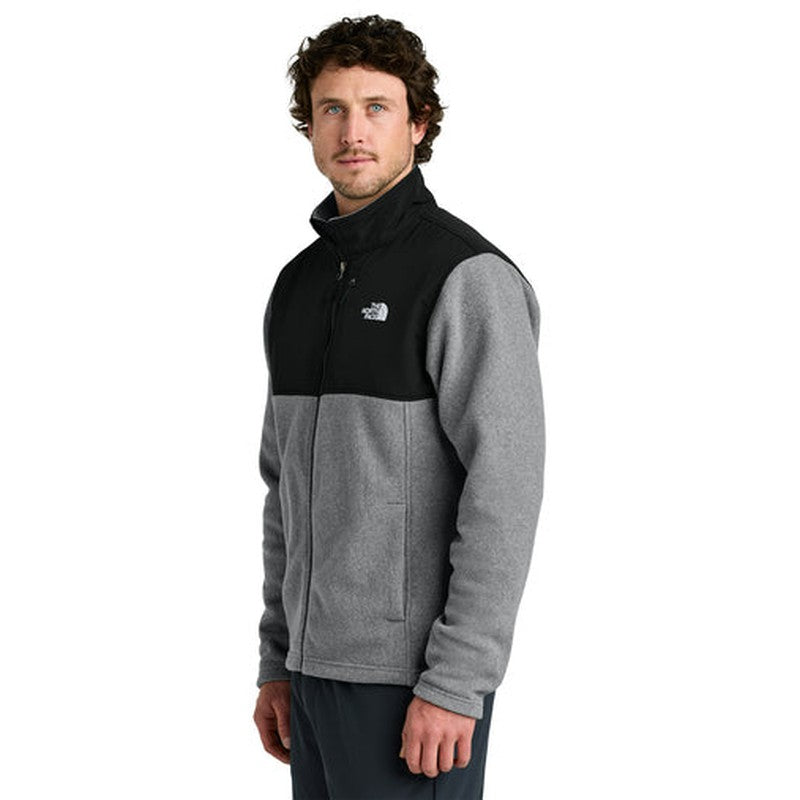 CAPELLA The North Face® Highest Peak Full-Zip Fleece Jacket - TNF Medium Grey Heather/TNF Black