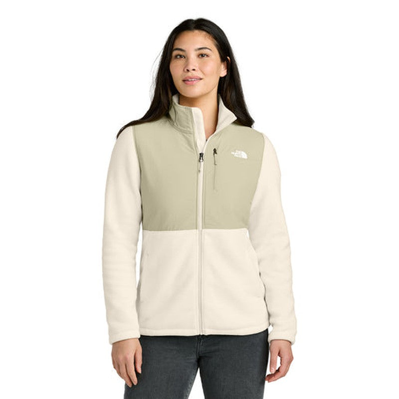 CAPELLA The North Face® Women’s Highest Peak Full-Zip Fleece Jacket - Gardenia White/Gravel