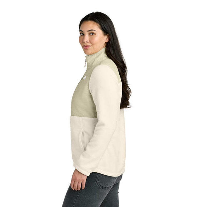CAPELLA The North Face® Women’s Highest Peak Full-Zip Fleece Jacket - Gardenia White/Gravel