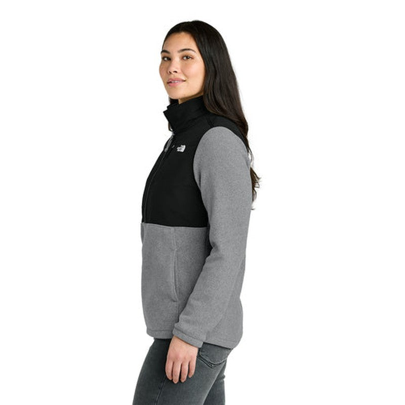 CAPELLA The North Face® Women’s Highest Peak Full-Zip Fleece Jacket - TNF Medium Grey Heather/TNF Black