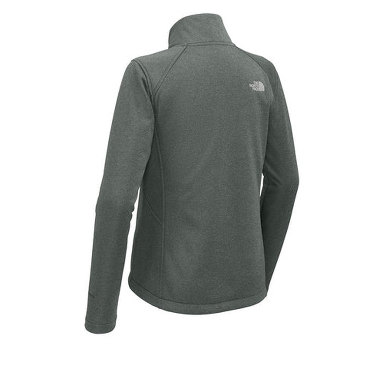 CAPELLA The North Face Ladies Chest Logo Ridgewall Soft Shell Jacket - TNF Dark Grey Heather