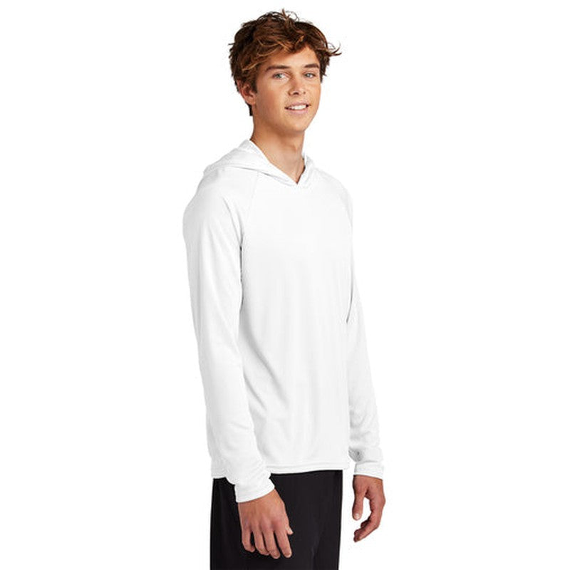 CAPELLA Port & Company® Performance Pullover Hooded Tee - White
