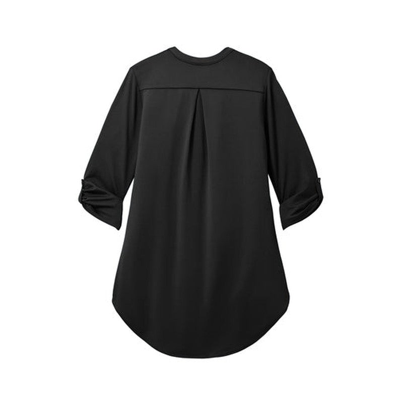 CAPELLA Port Authority® Ladies City Stretch 3/4-Sleeve Tunic - Black