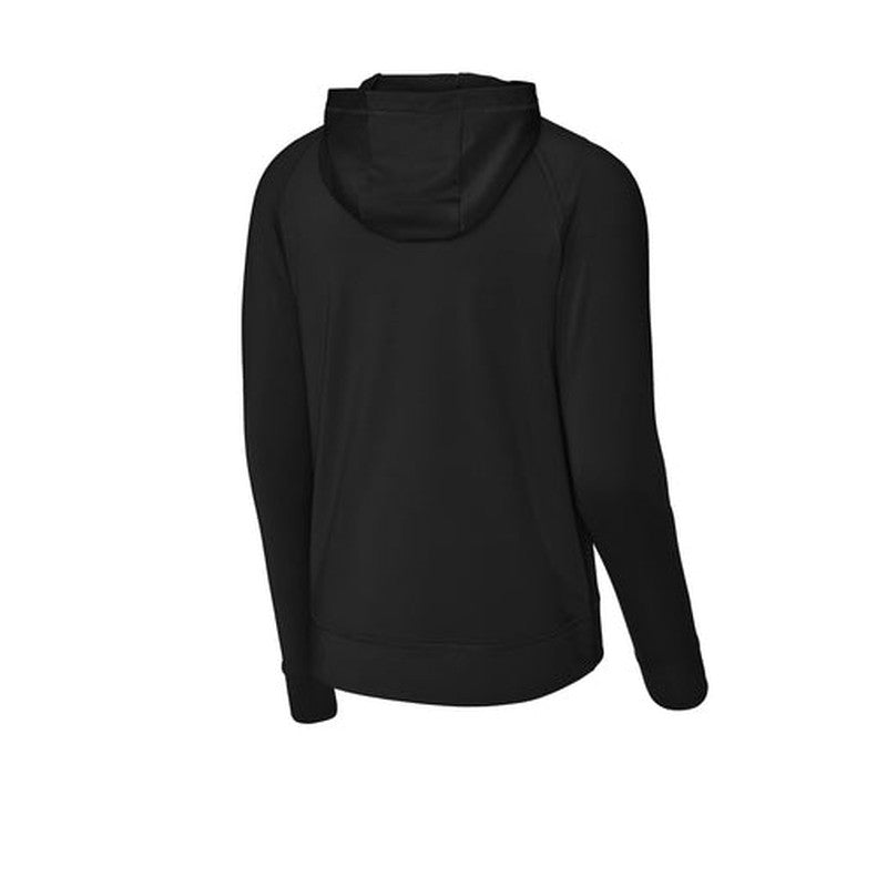 CAPELLA Sport-Tek® Sport-Wick® Stretch 1/2-Zip Hoodie - Black