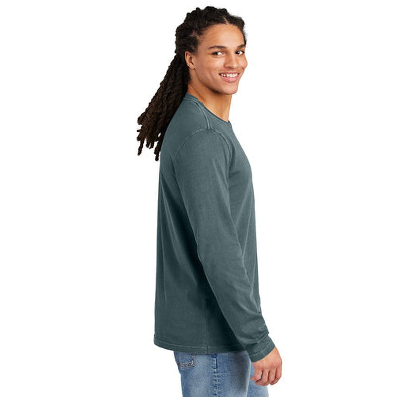 CAPELLA District Wash™ Long Sleeve Tee - Deep Steel Blue