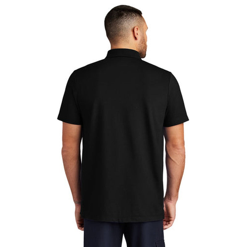 CAPELLA Mercer+Mettle™ Stretch Pique Polo - Deep Black