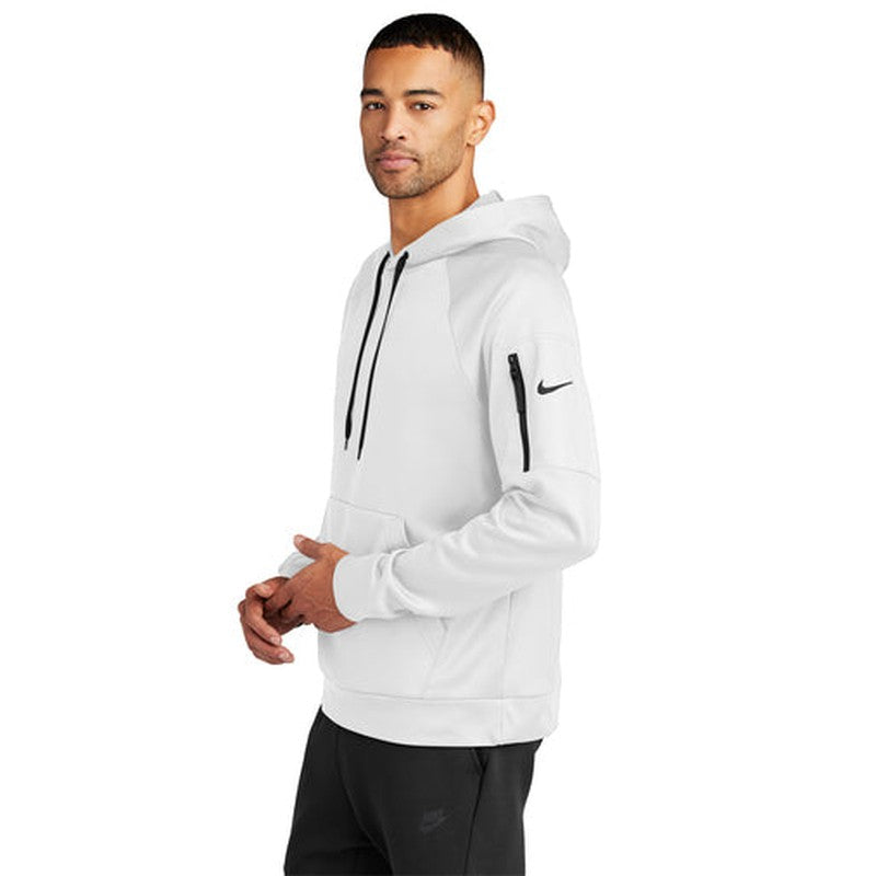 CAPELLA Nike Therma-FIT Pocket Pullover Fleece Hoodie - White