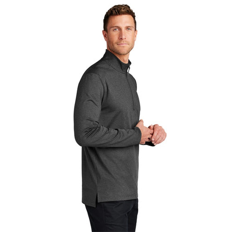 CAPELLA Port Authority® C-FREE® Double Knit 1/4-Zip - Grey Steel Heather