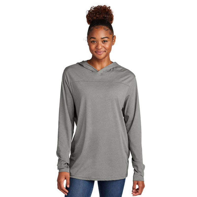 CAPELLA Sport-Tek® Halftime Long Sleeve Hoodie - Vintage Heather