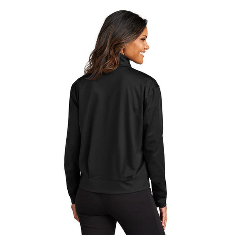 CAPELLA Port Authority® Ladies C-FREE® Double Knit Full-Zip - Black