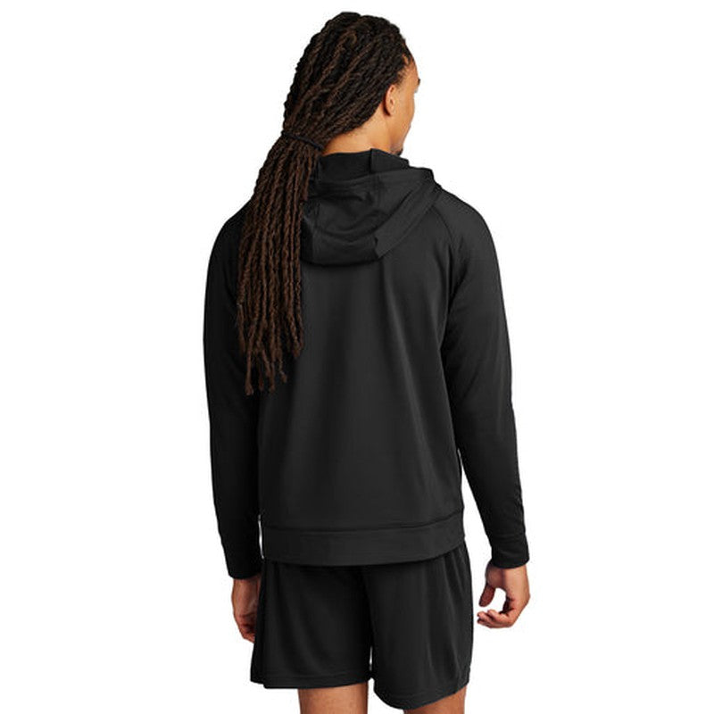 CAPELLA Sport-Tek® Sport-Wick® Stretch 1/2-Zip Hoodie - Black
