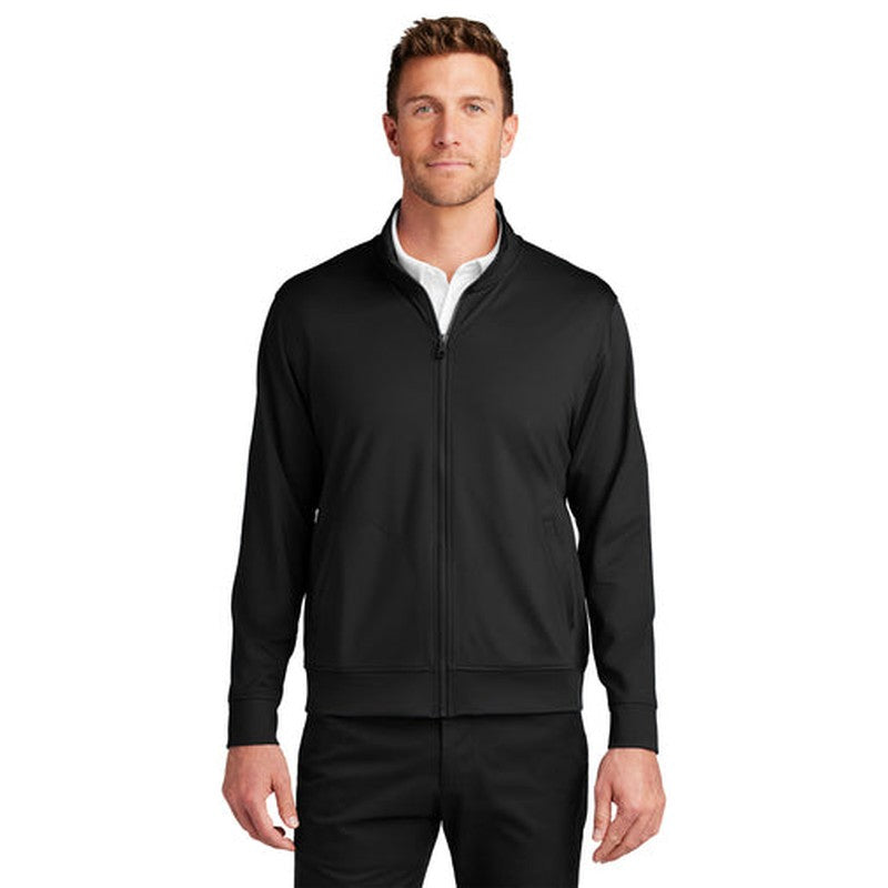 CAPELLA Port Authority® C-FREE® Double Knit Full-Zip - Black