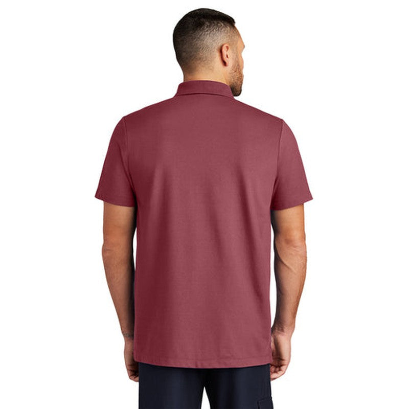CAPELLA Mercer+Mettle™ Stretch Pique Polo - Rosewood