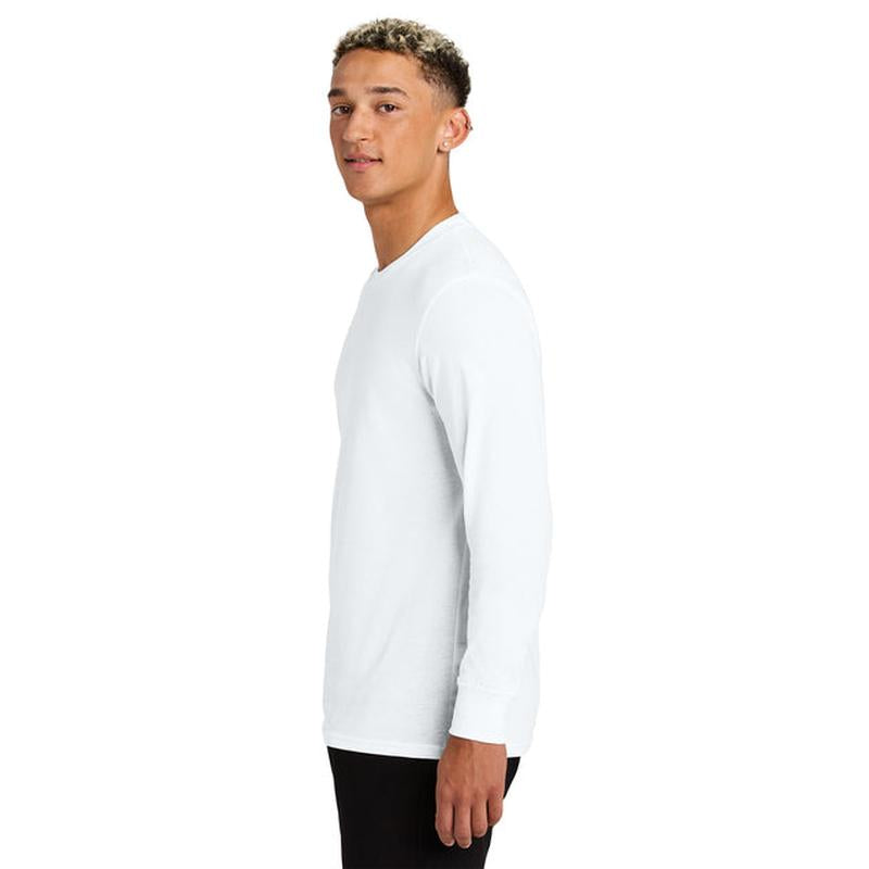 NEW Capella Allmade® Unisex Long Sleeve Organic Cotton Tee - Bright White