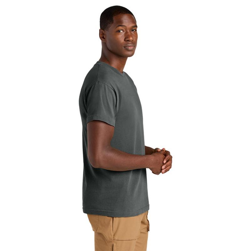 NEW Capella American Apparel® Unisex Heavyweight Cotton Garment-Dyed Tee - Faded Black