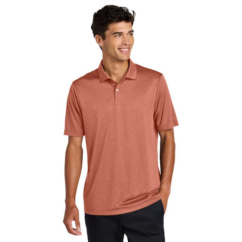 NEW CAPELLA Mercer+Mettle® Recharge Jersey Polo - Sienna Heather