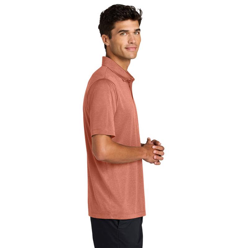 NEW CAPELLA Mercer+Mettle® Recharge Jersey Polo - Sienna Heather