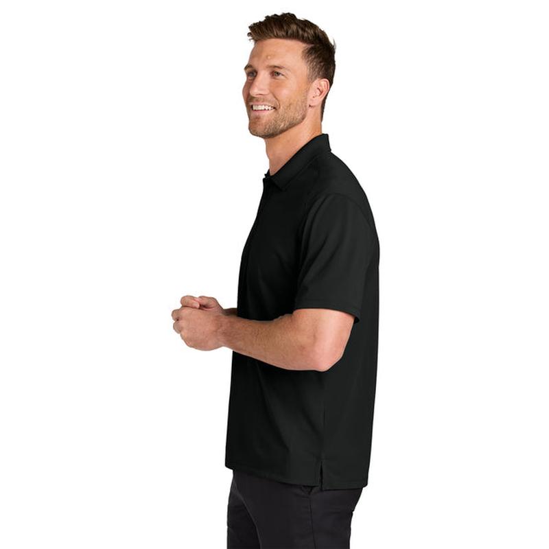 NEW Capella Port Authority® Wearever Performance Pique Polo - Deep Black