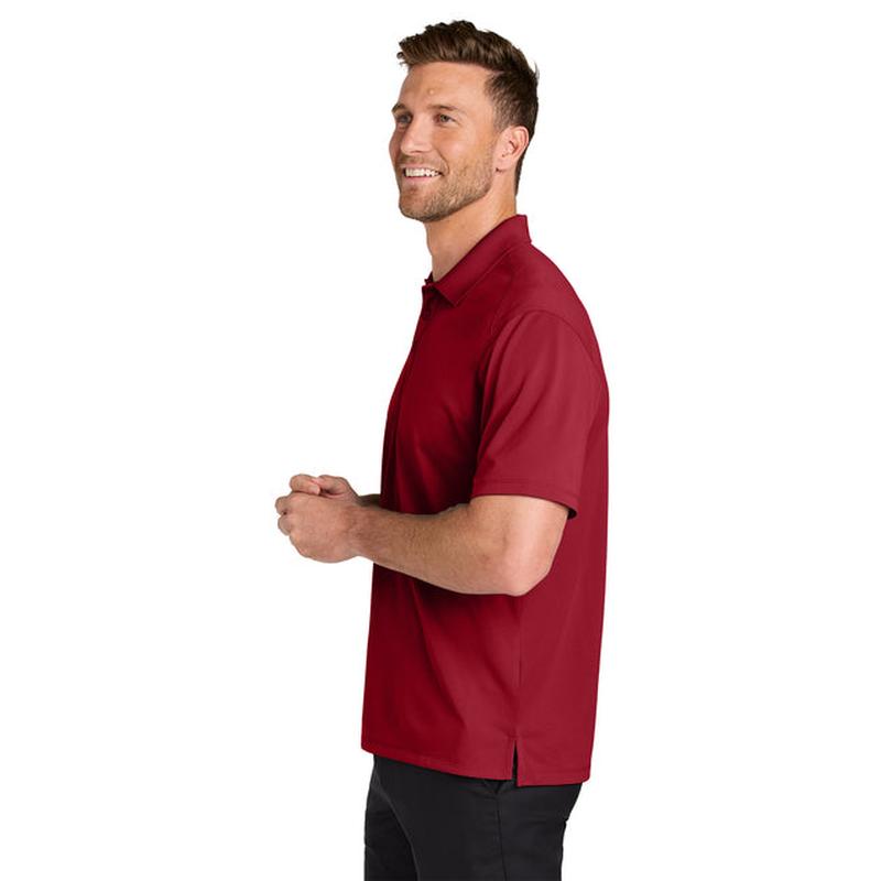 NEW Capella Port Authority® Wearever Performance Pique Polo - Rich Red