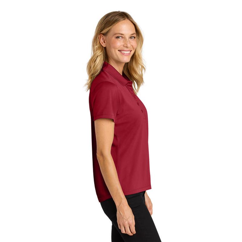 NEW Port Authority® Women’s Wearever Performance Pique Polo - Rich Red