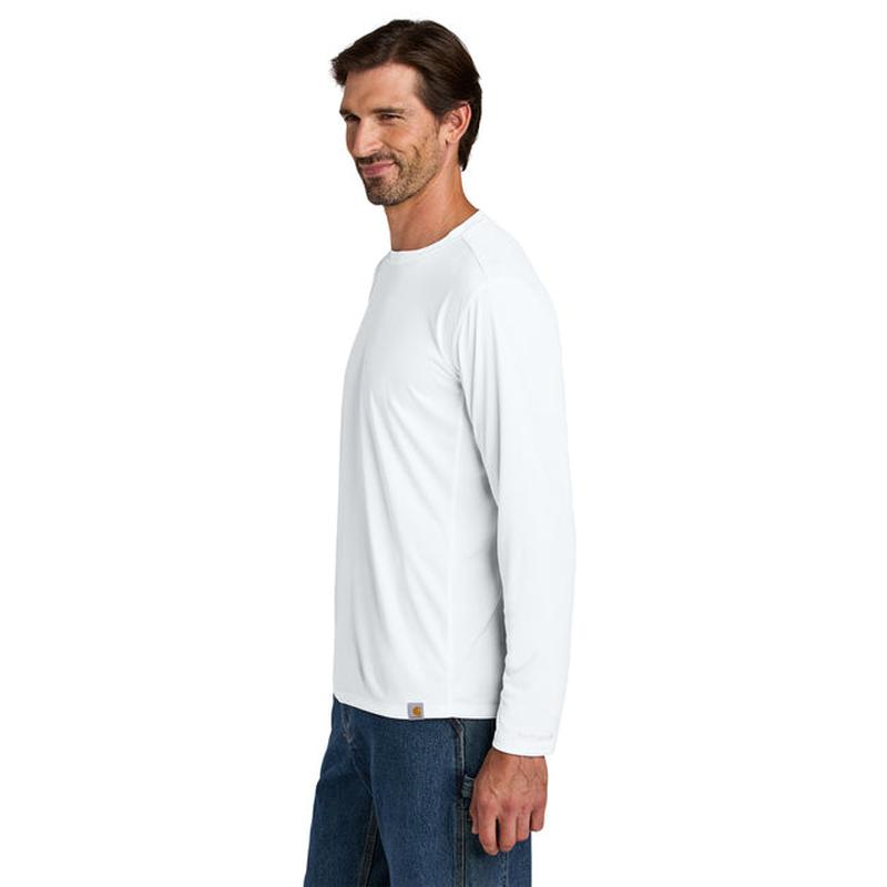 NEW CAPELLA Carhartt Force® Sun Defender™ Long Sleeve T-Shirt - White