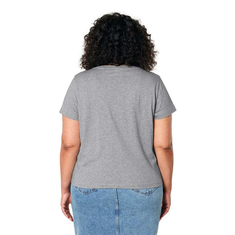NEW CAPELLA - Stanley/Stella Women’s Stella Isla V-Neck Tee - Heather Grey