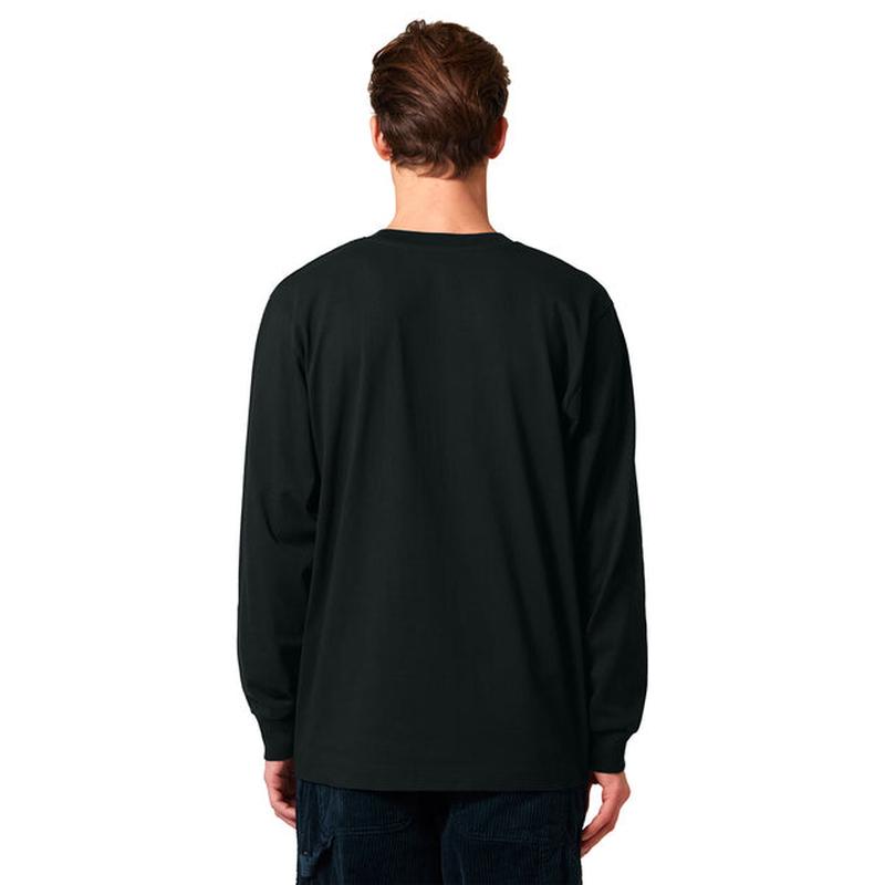 NEW CAPELLA Stanley/Stella Unisex Freestyler Heavyweight Long Sleeve Tee - Black