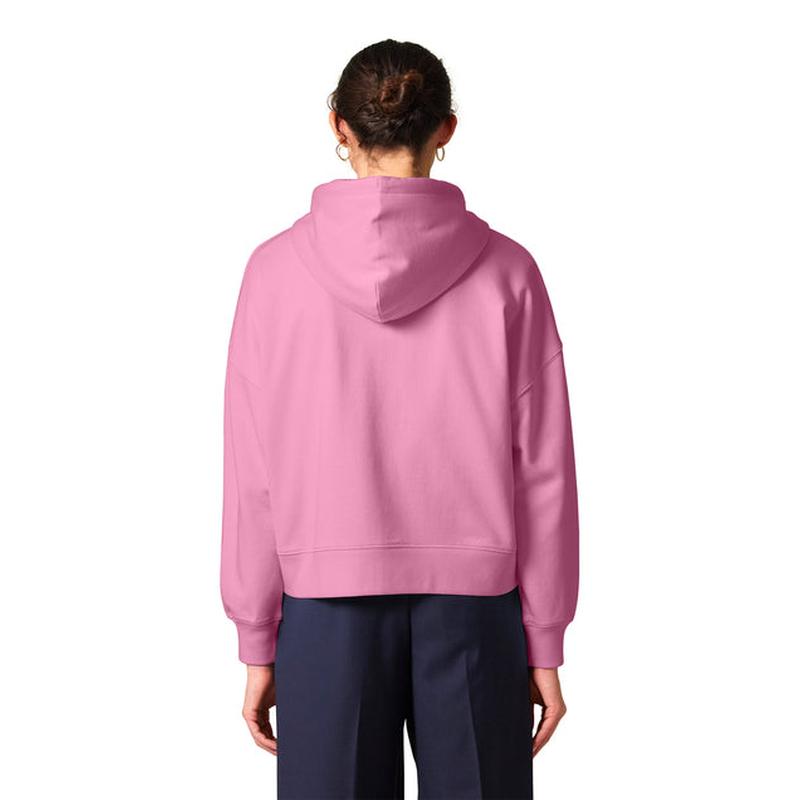 NEW CAPELLA Stanley/Stella Women’s Stella Ida Full-Zip Hooded Sweatshirt - Bubble Pink