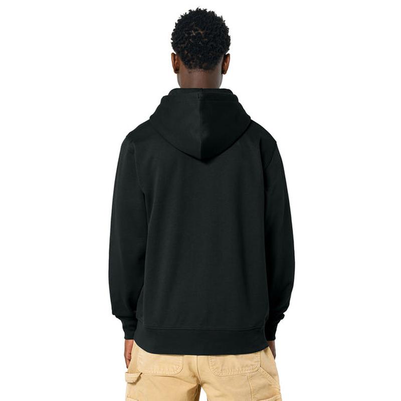 NEW CAPELLA Stanley/Stella Unisex Cultivator 2.0 Full-Zip Hooded Sweatshirt - Black