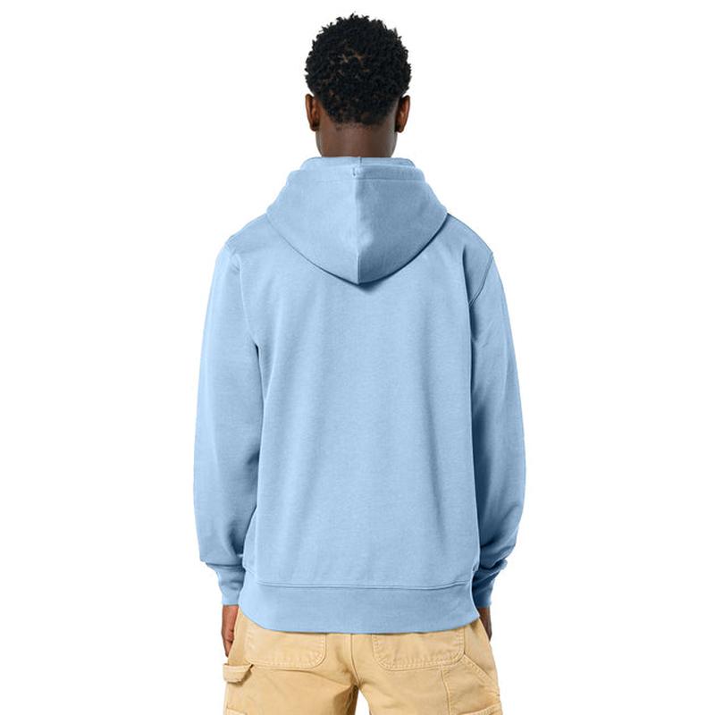 NEW CAPELLA Stanley/Stella Unisex Cultivator 2.0 Full-Zip Hooded Sweatshirt - Blue Soul