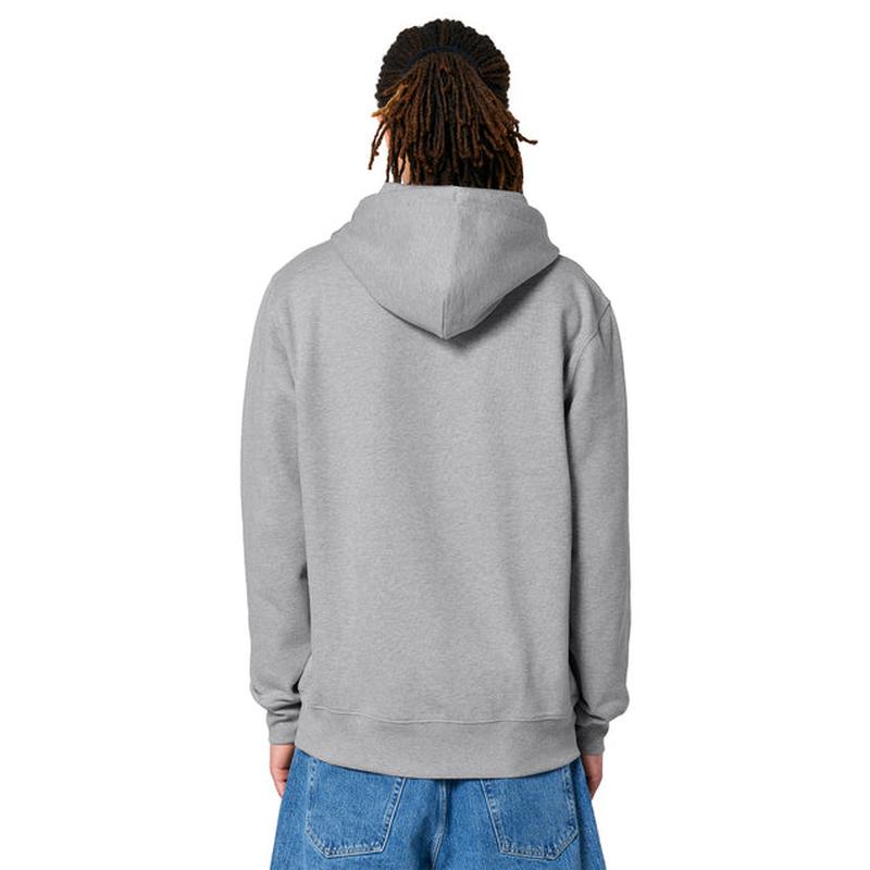 NEW CAPELLA Stanley/Stella Unisex Cultivator 2.0 Full-Zip Hooded Sweatshirt - Heather Grey