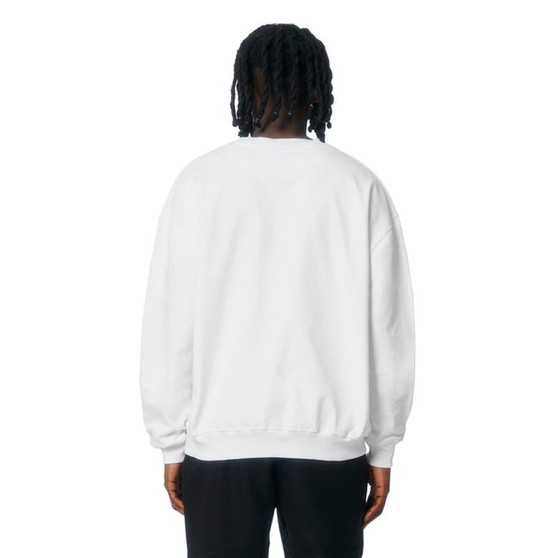 NEW CAPELLA Stanley/Stella Unisex Ledger Dry Crewneck Sweatshirt - White