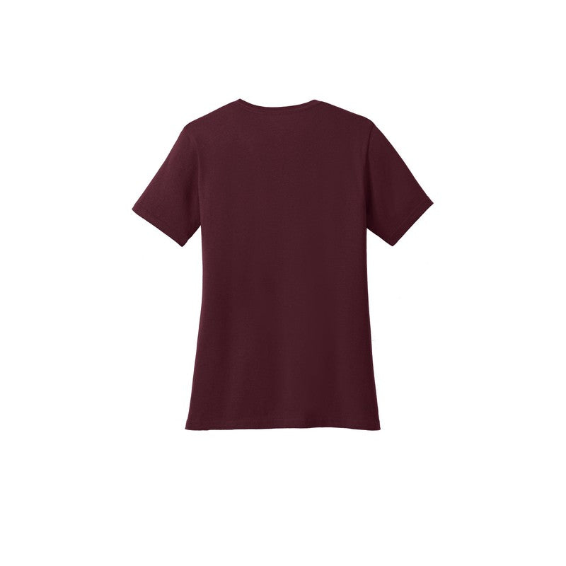 CAPELLA Port & Company® Ladies Core Cotton Tee - Athletic Maroon